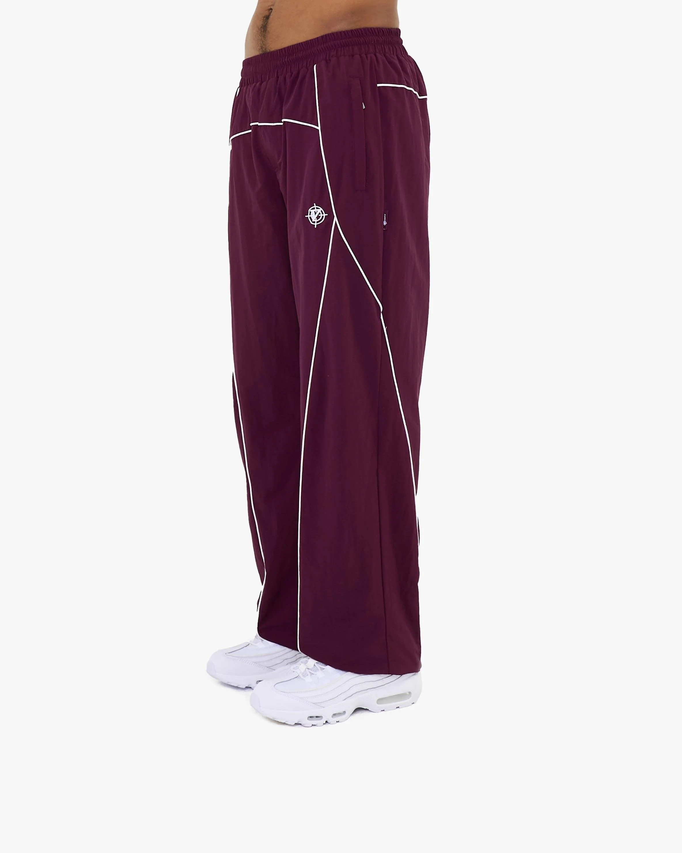 TRACK PANTS BURGUNDY - Image 3