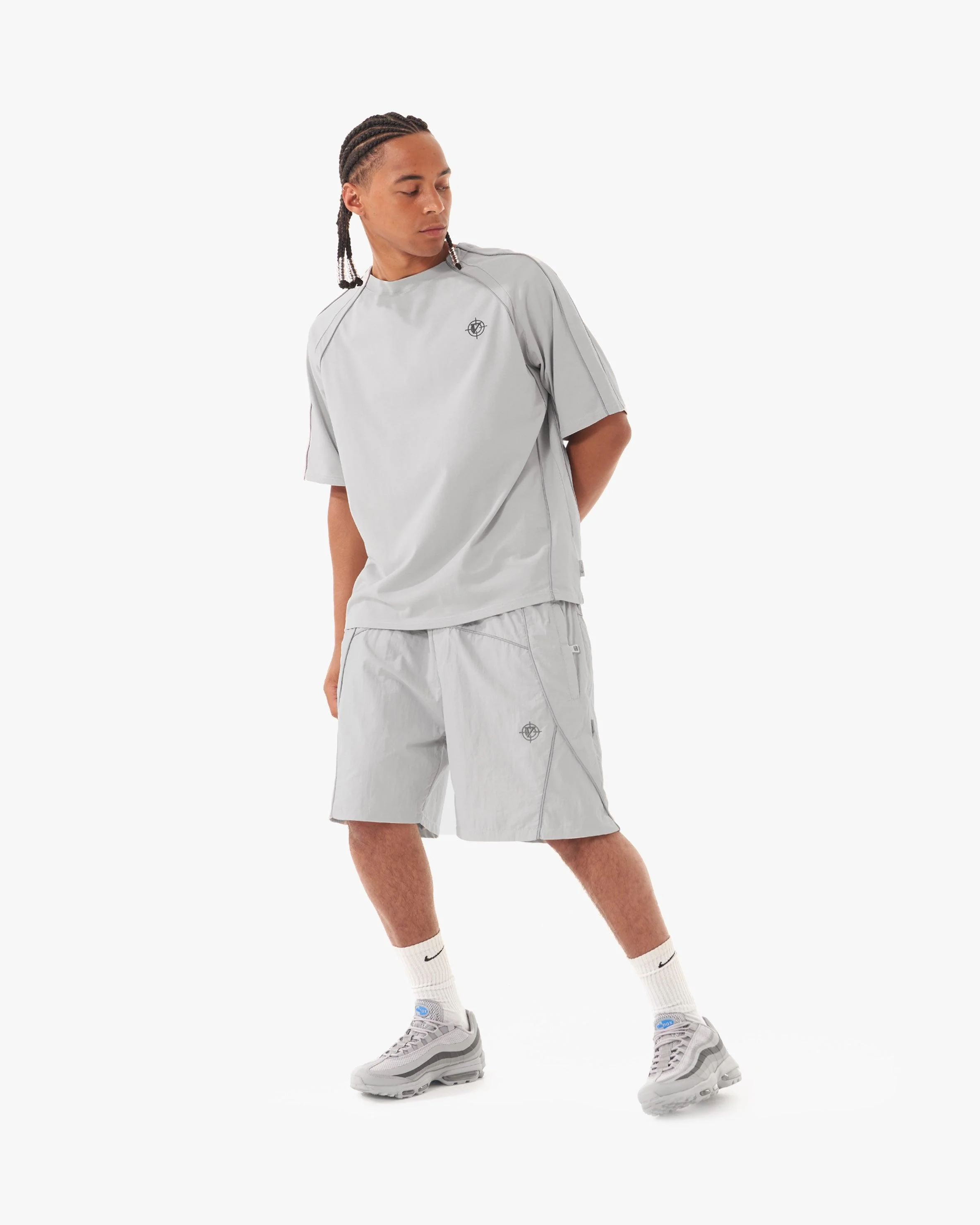 TRACK SHORTS GREY - Image 12