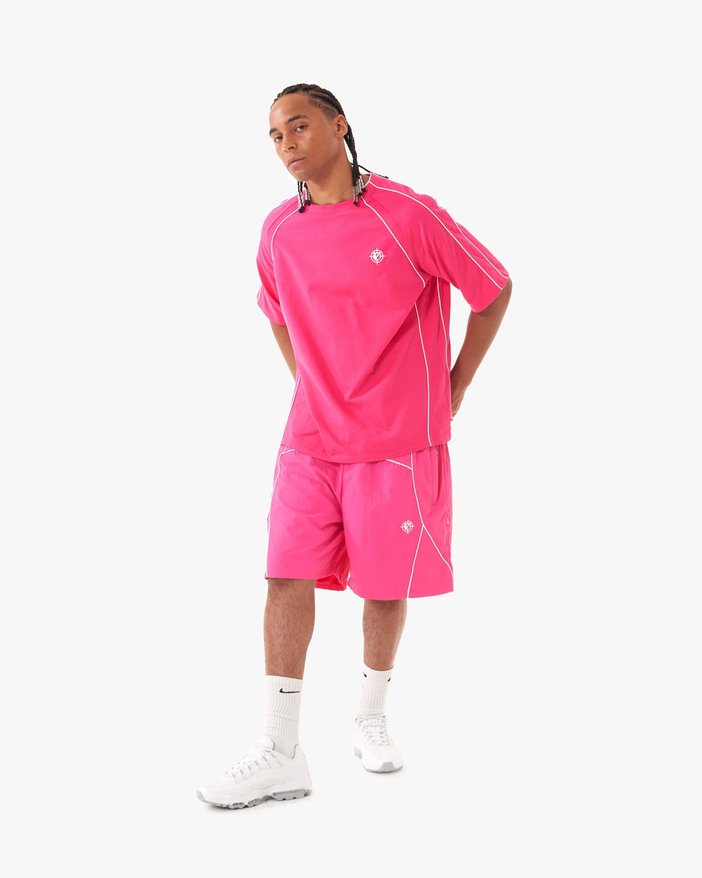 TRACK SHORTS PINK - Image 12
