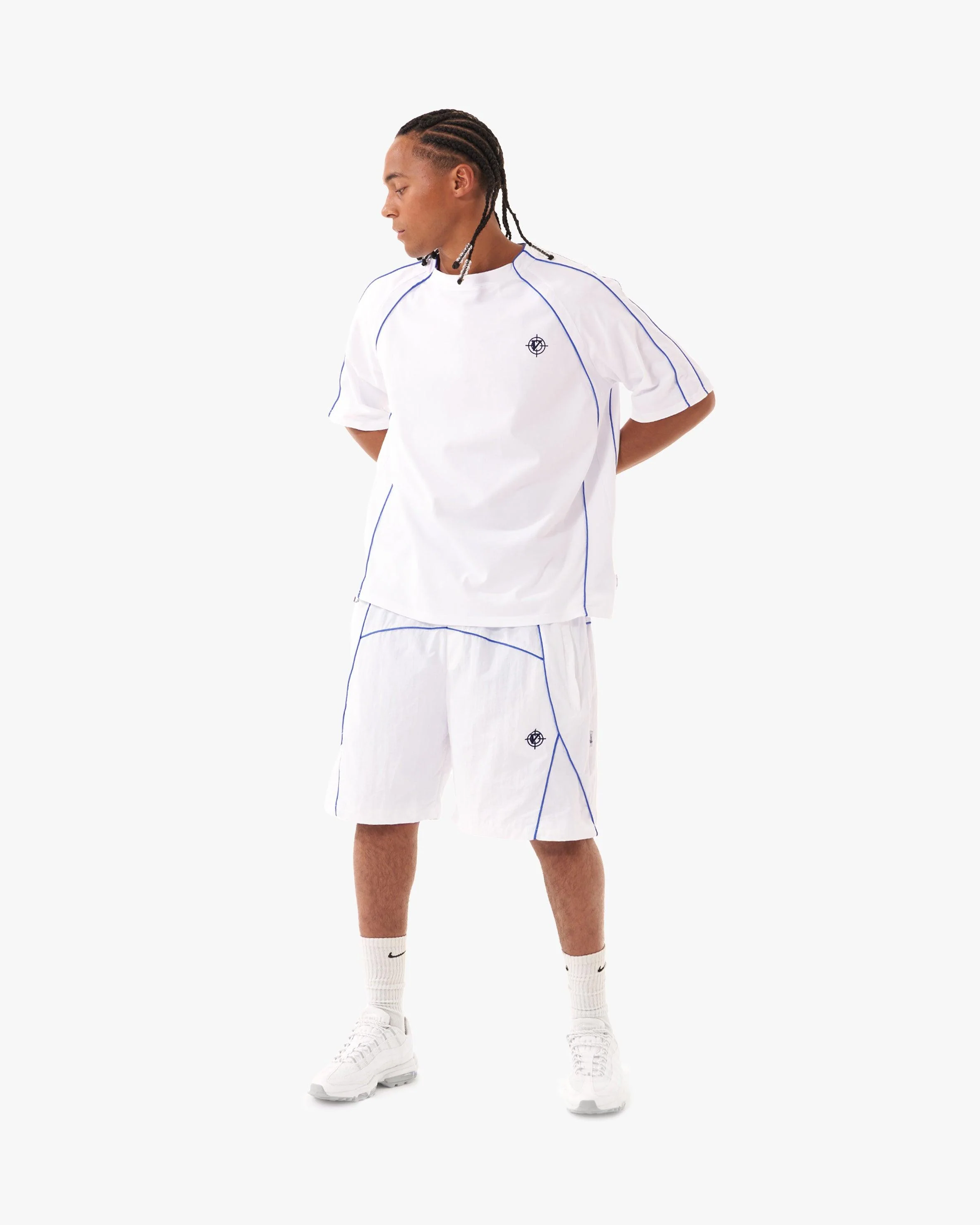 TRACK SHORTS WHITE - Image 12