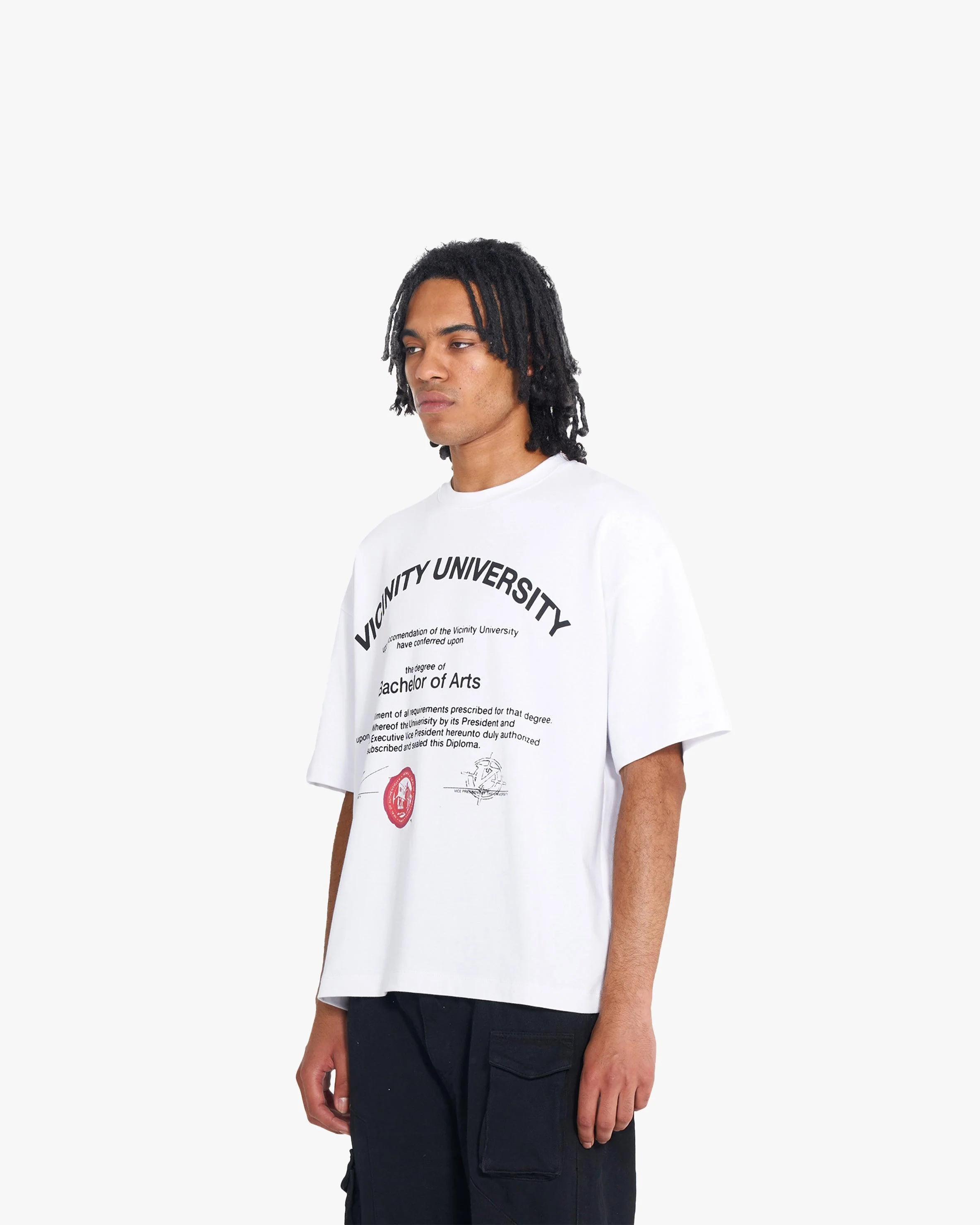 UNIVERSITY TEE WHITE - Image 3
