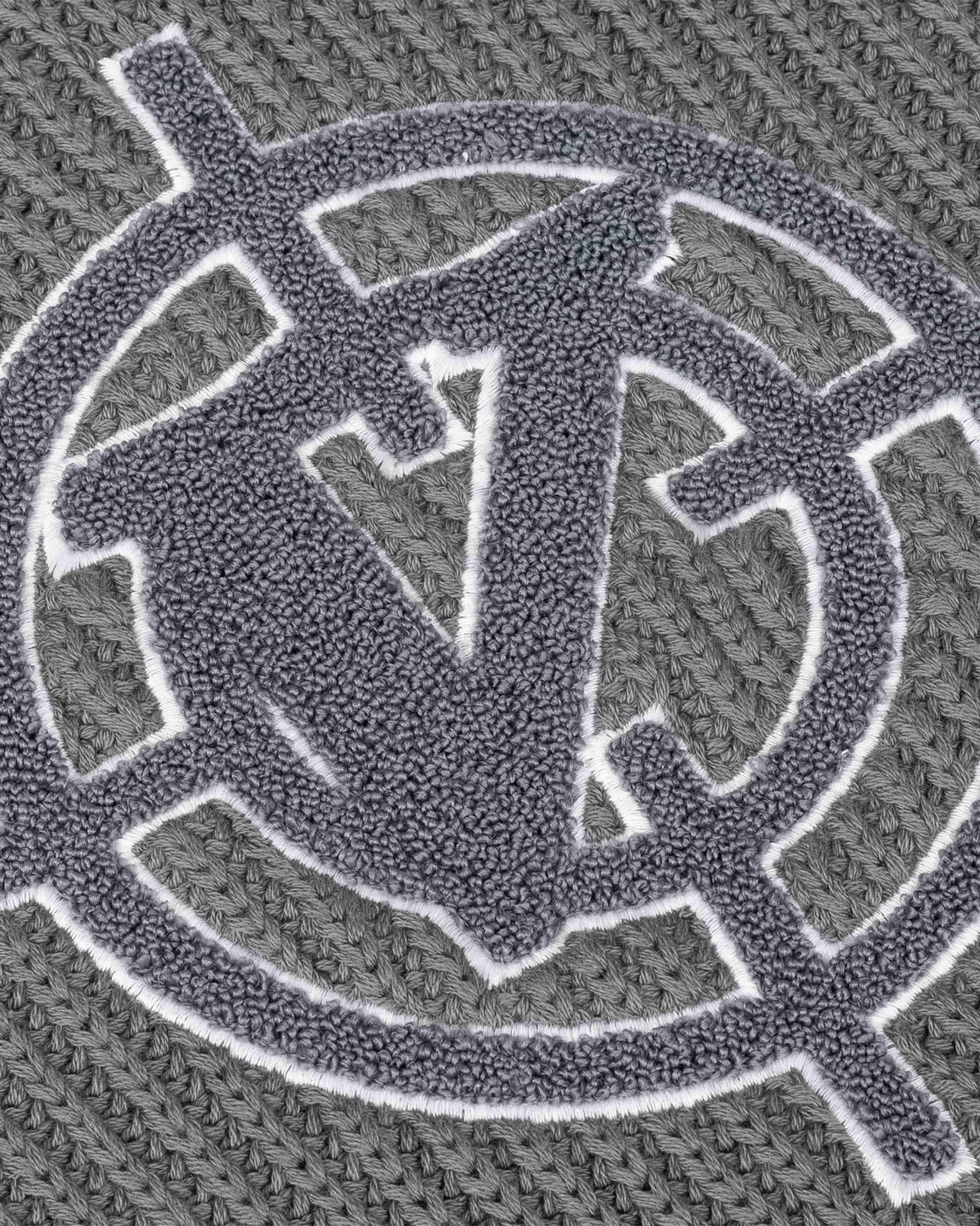 V-LOGO KNITWEAR DARK GREY - Image 9