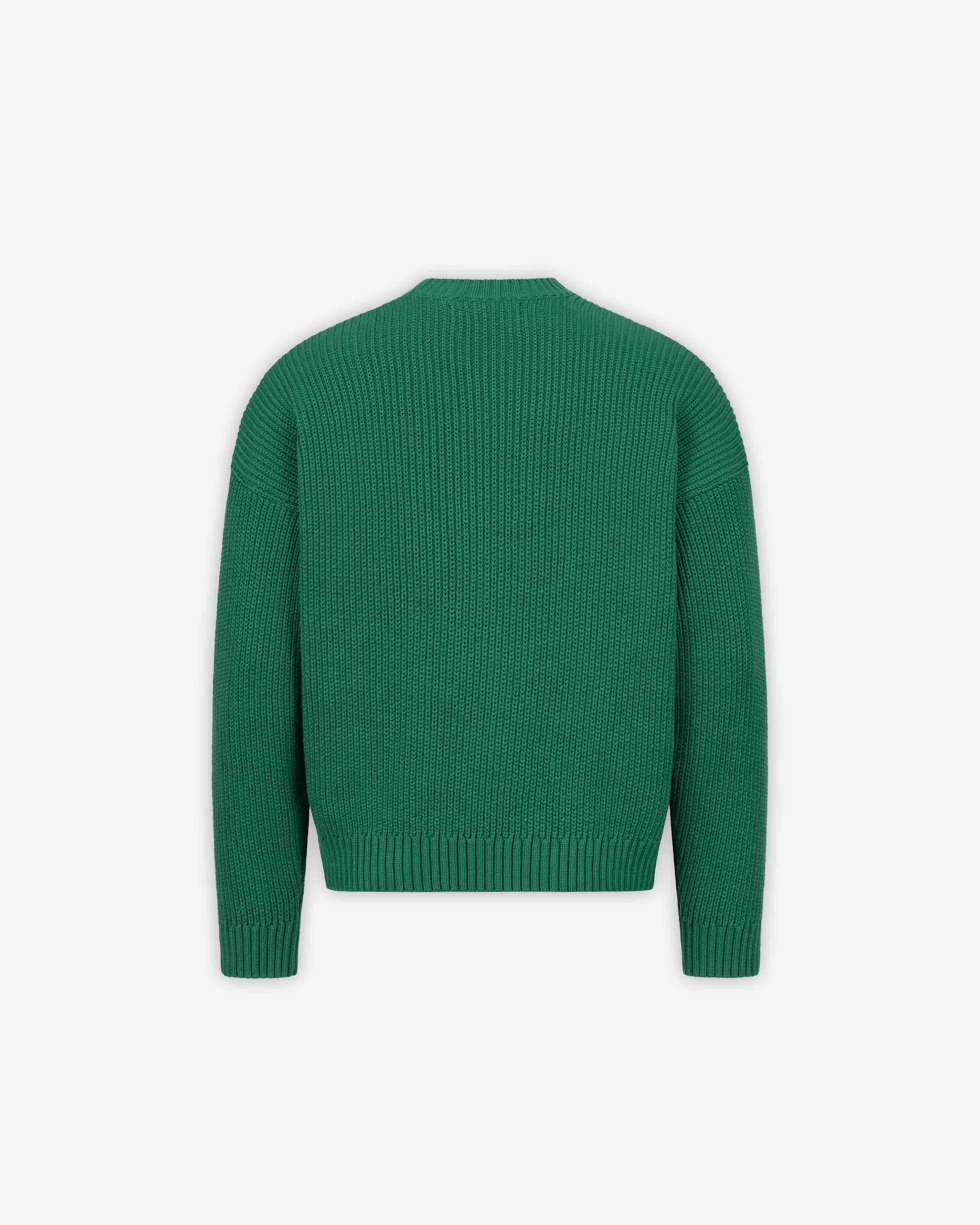 V-LOGO KNITWEAR GREEN - Image 3