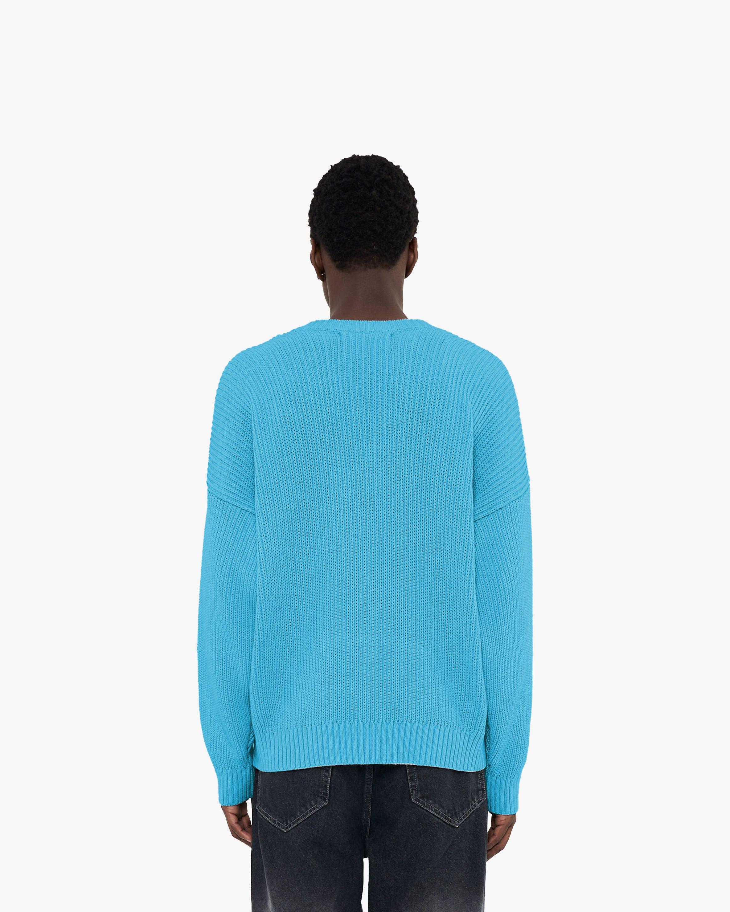 V-LOGO KNITWEAR SKY BLUE - Image 6