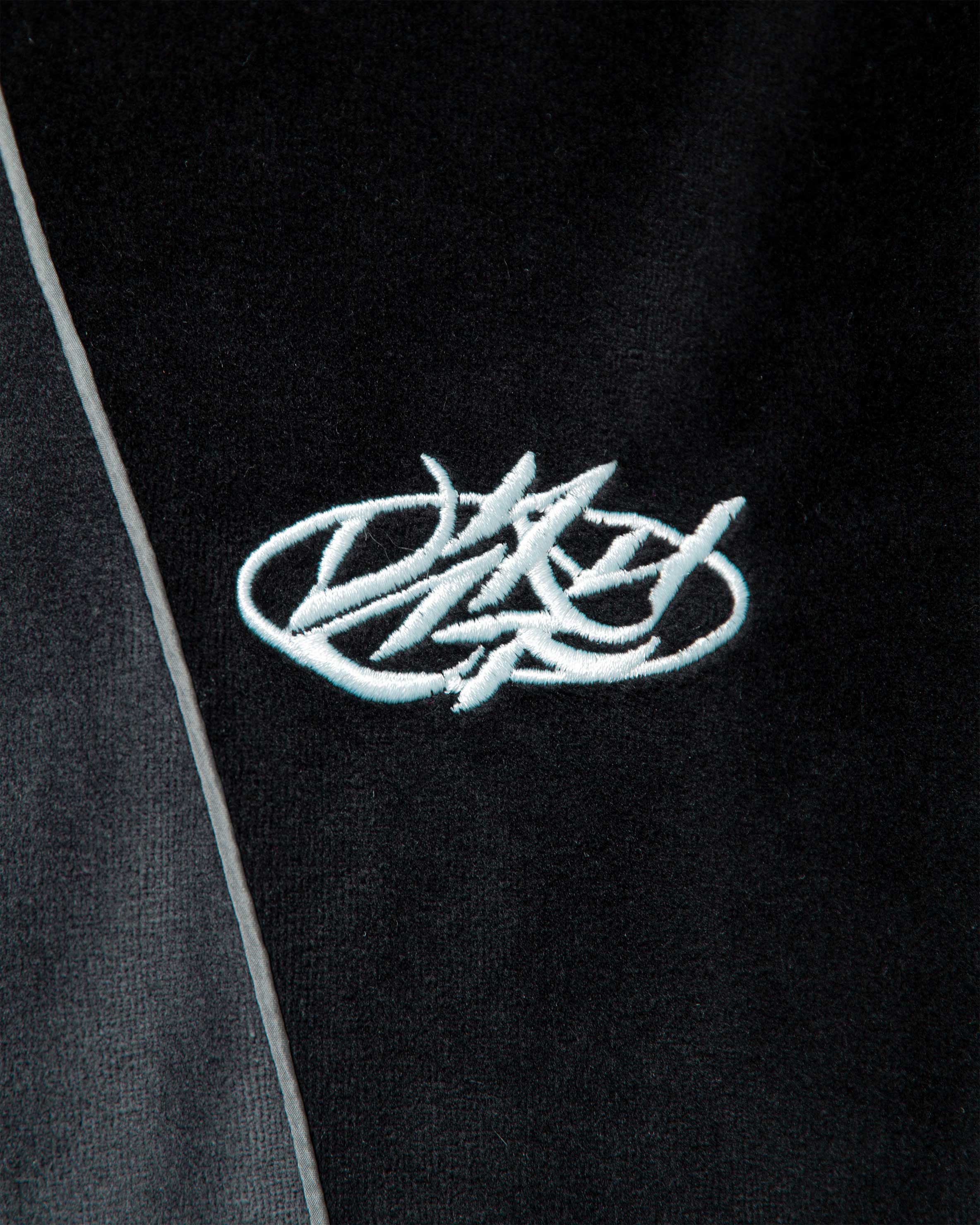 VELOURS TRACK JACKET BLACK - Image 11
