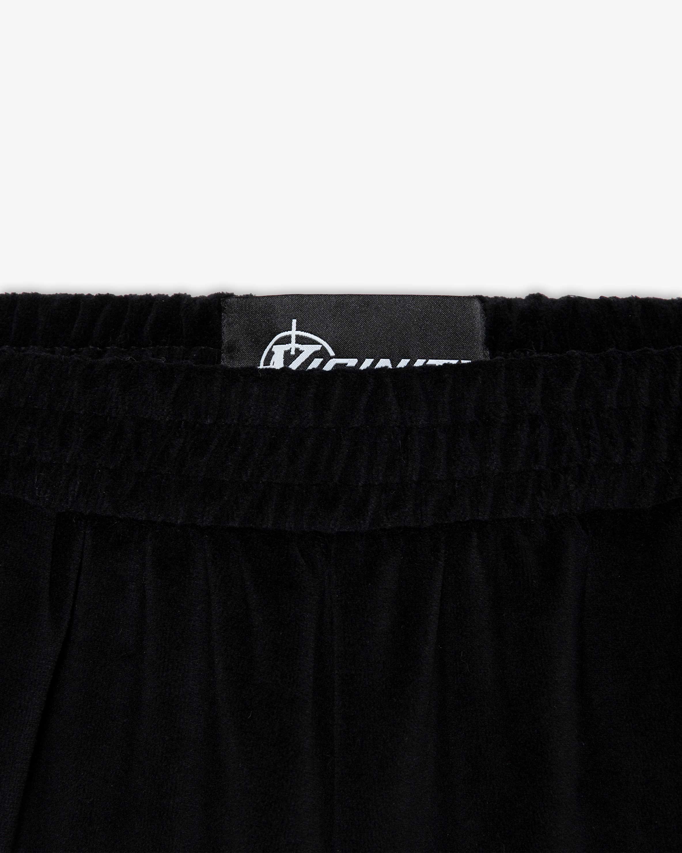 VELOURS TRACK PANTS BLACK - Image 12