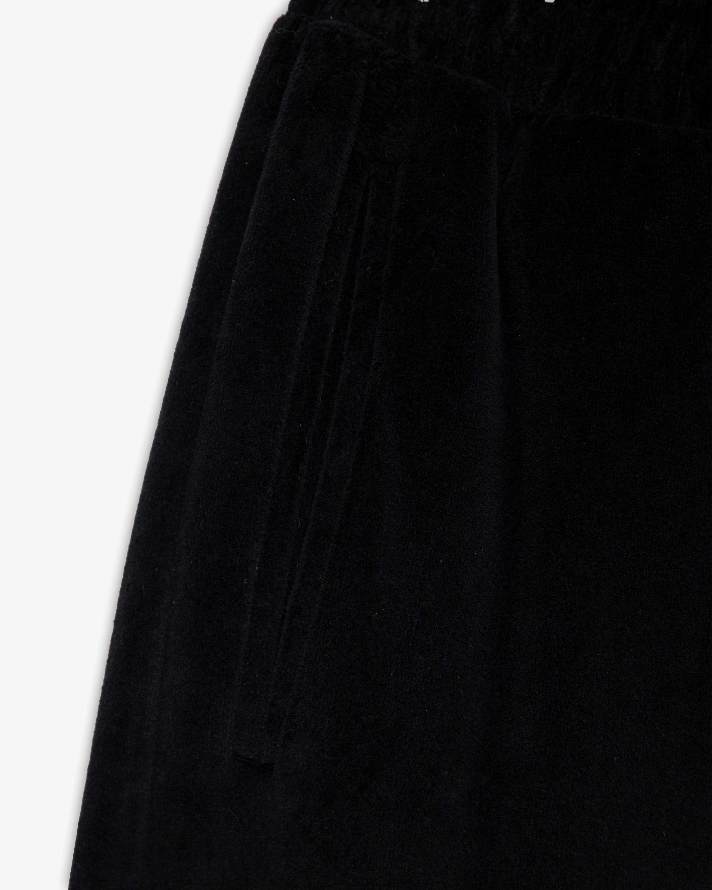 VELOURS TRACK PANTS BLACK - Image 13