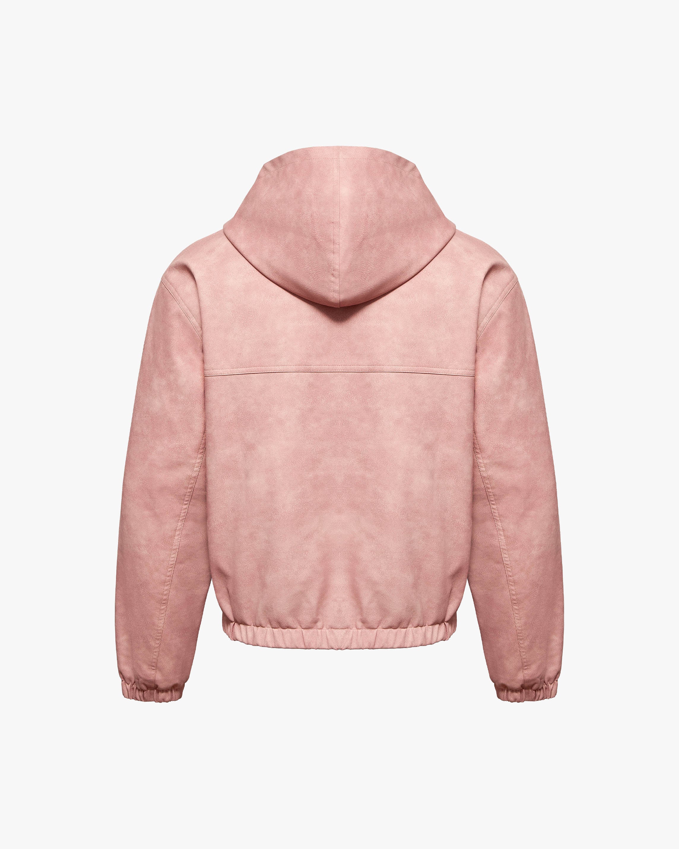 SCRIPT LOGO LEATHER JACKET VINTAGE PINK - Image 6