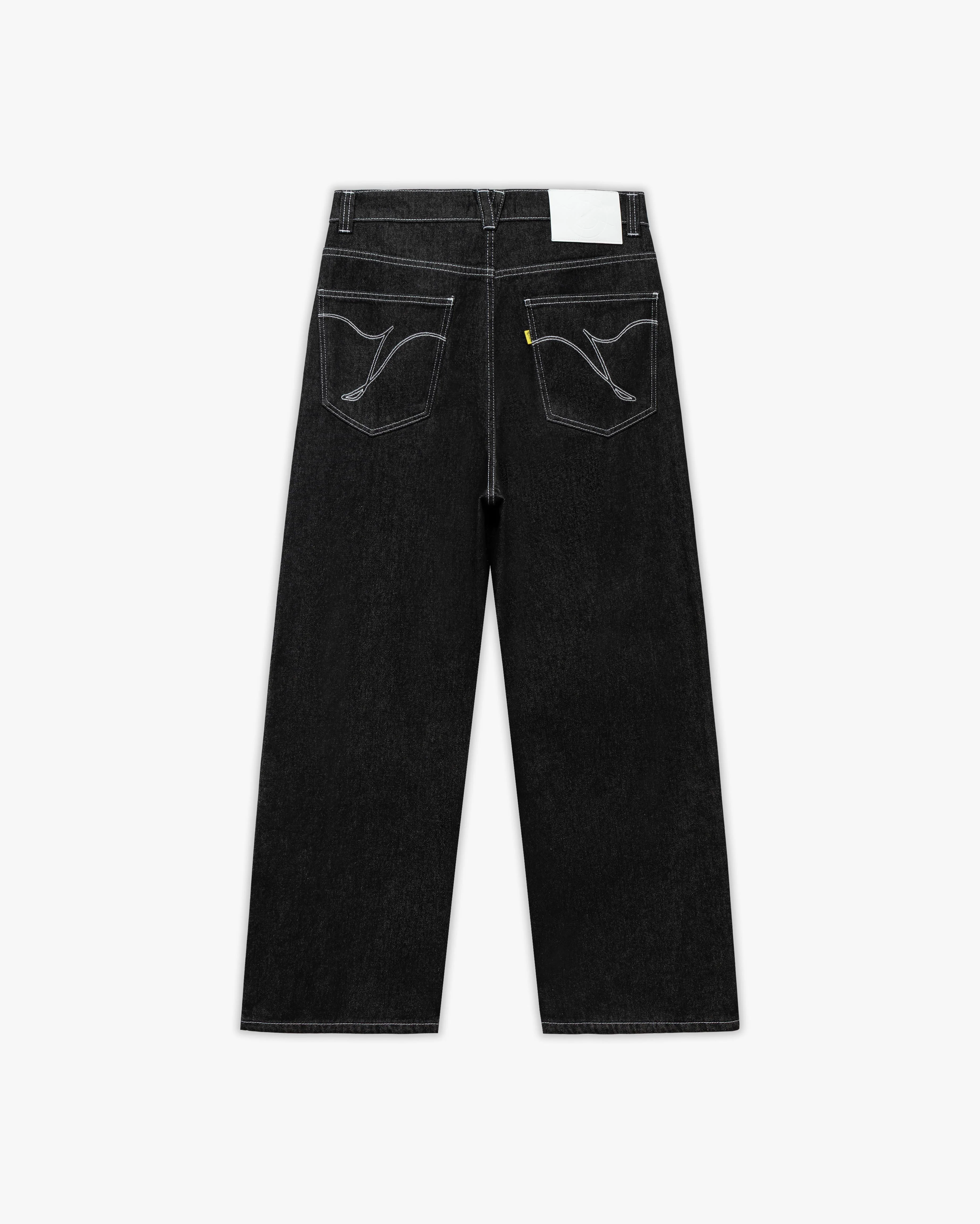 VOLUME DENIM RAW BLACK - Image 4