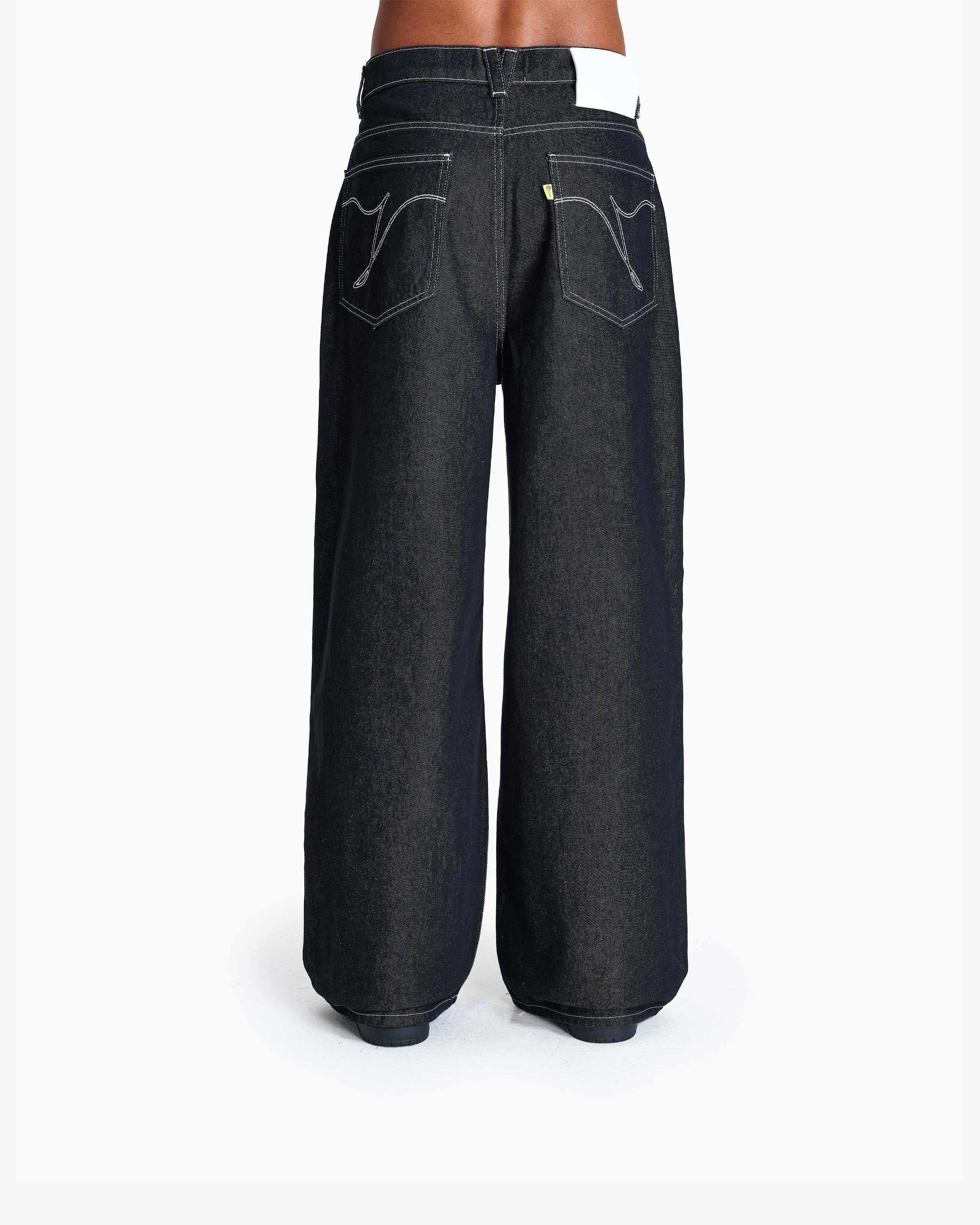VOLUME DENIM RAW BLACK - Image 7