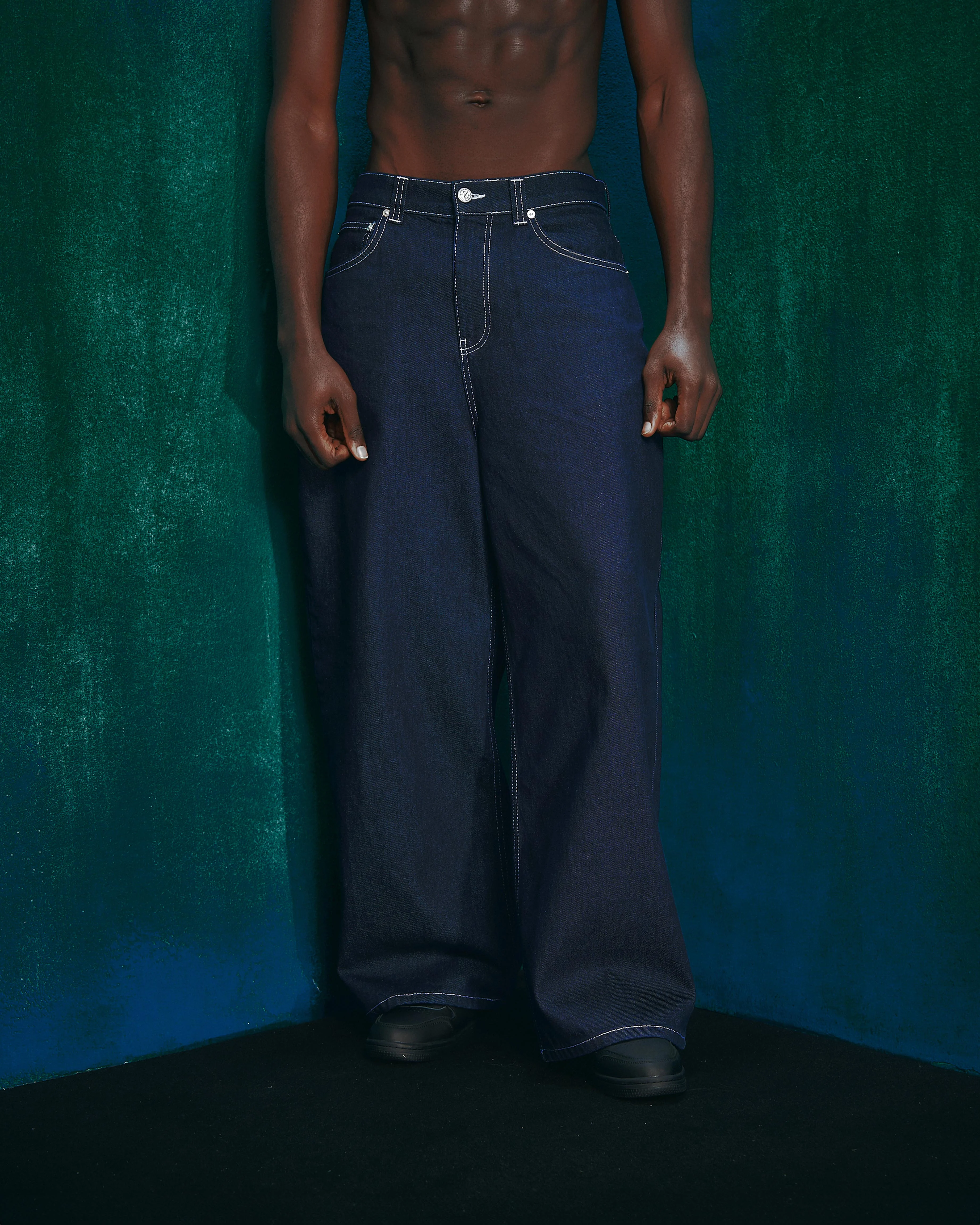 VOLUME DENIM RAW BLUE - Image 2
