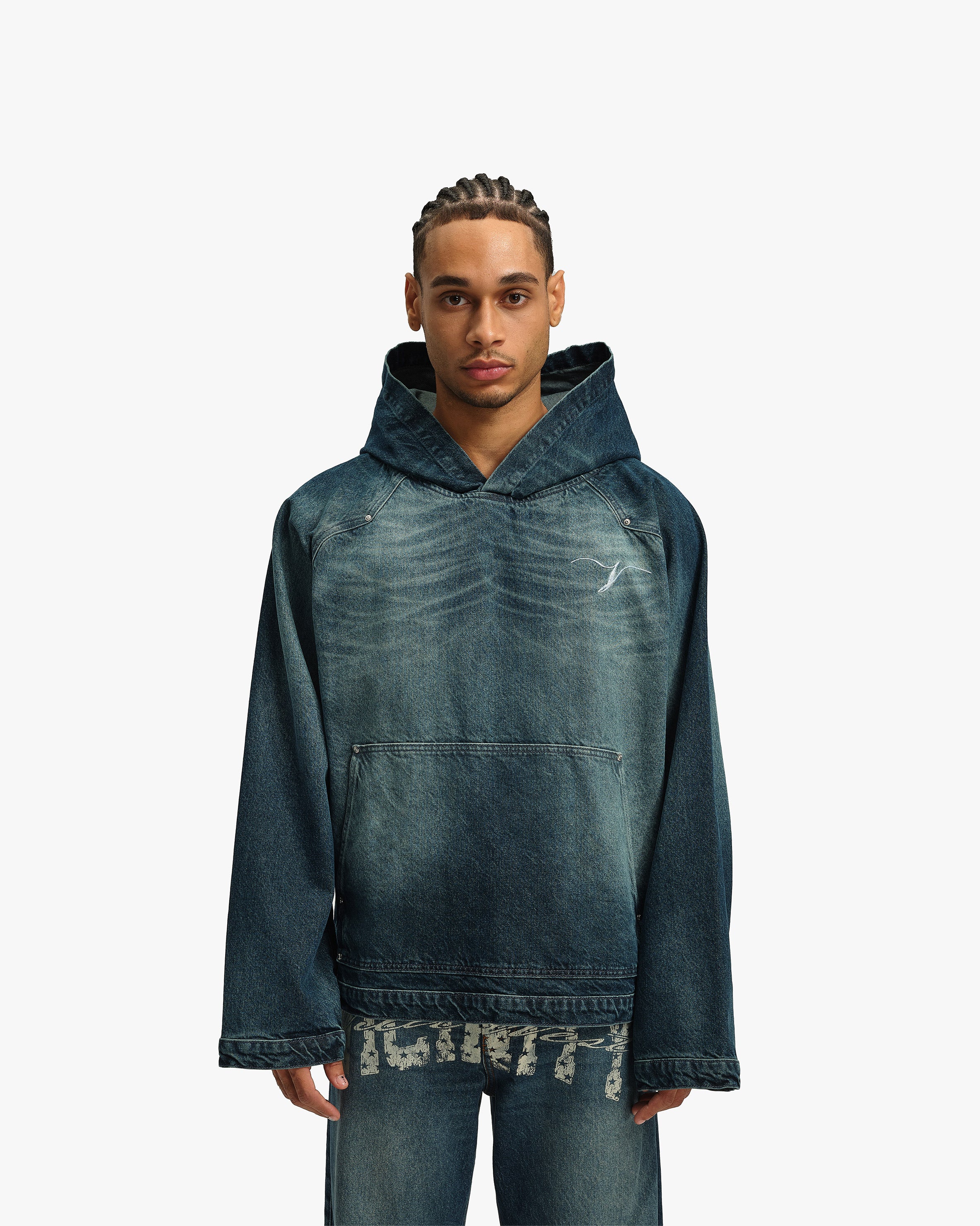 WILD SOUTH DENIM HOODIE LAKE - Image 2