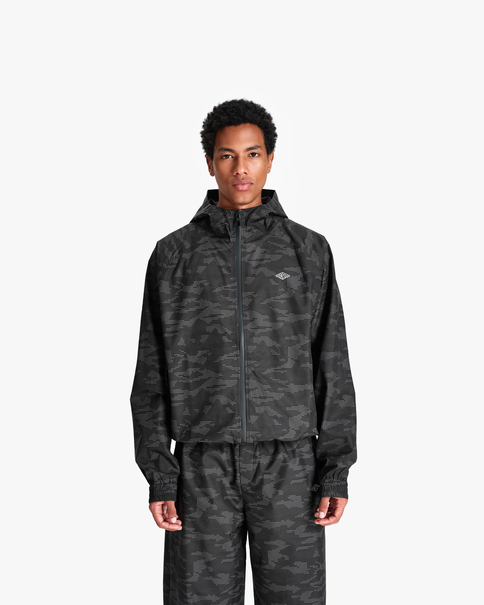 WINDBREAKER DOTTED CAMO BLACK - Image 3