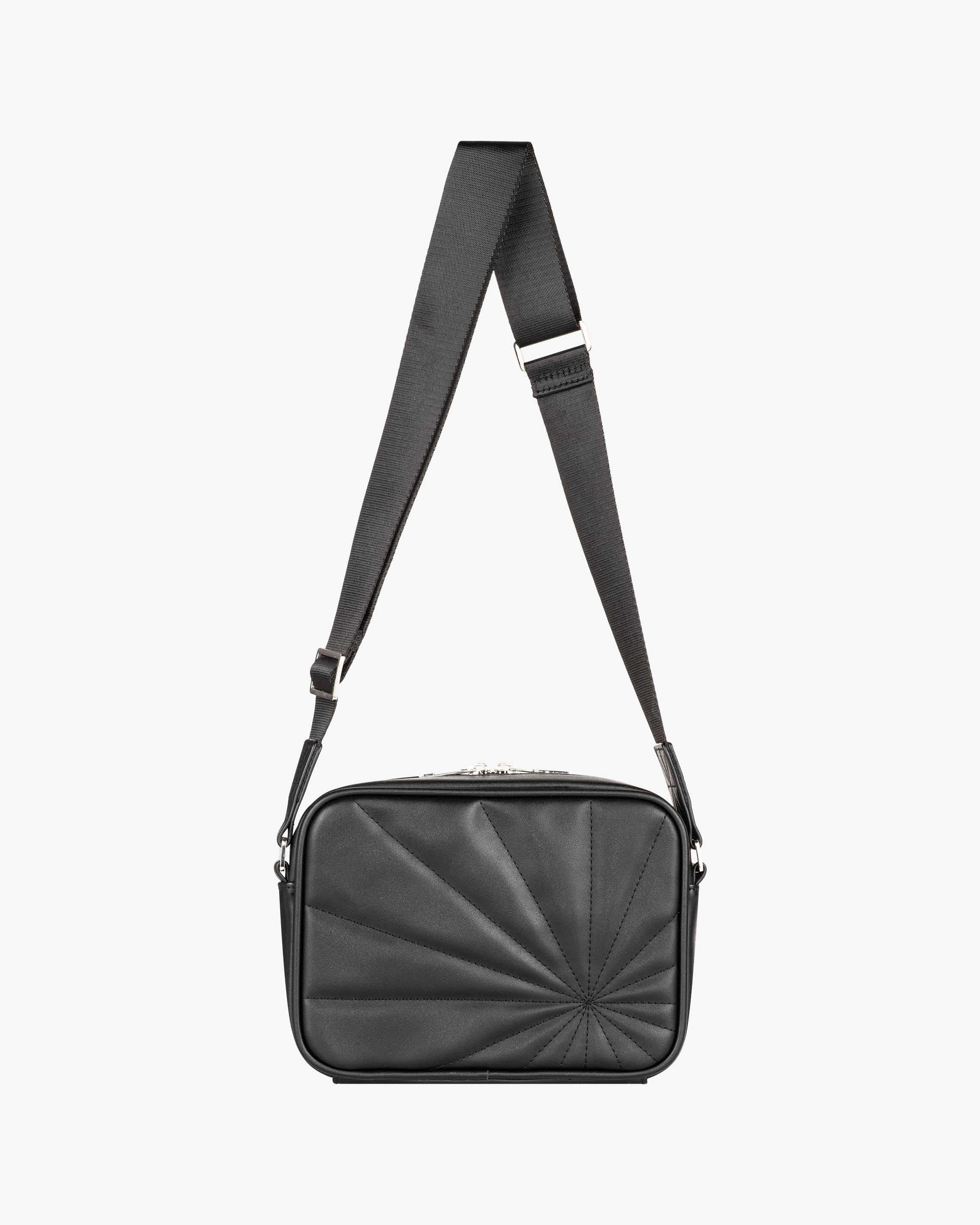X LEATHER SHOULDERBAG BLACK - Image 7